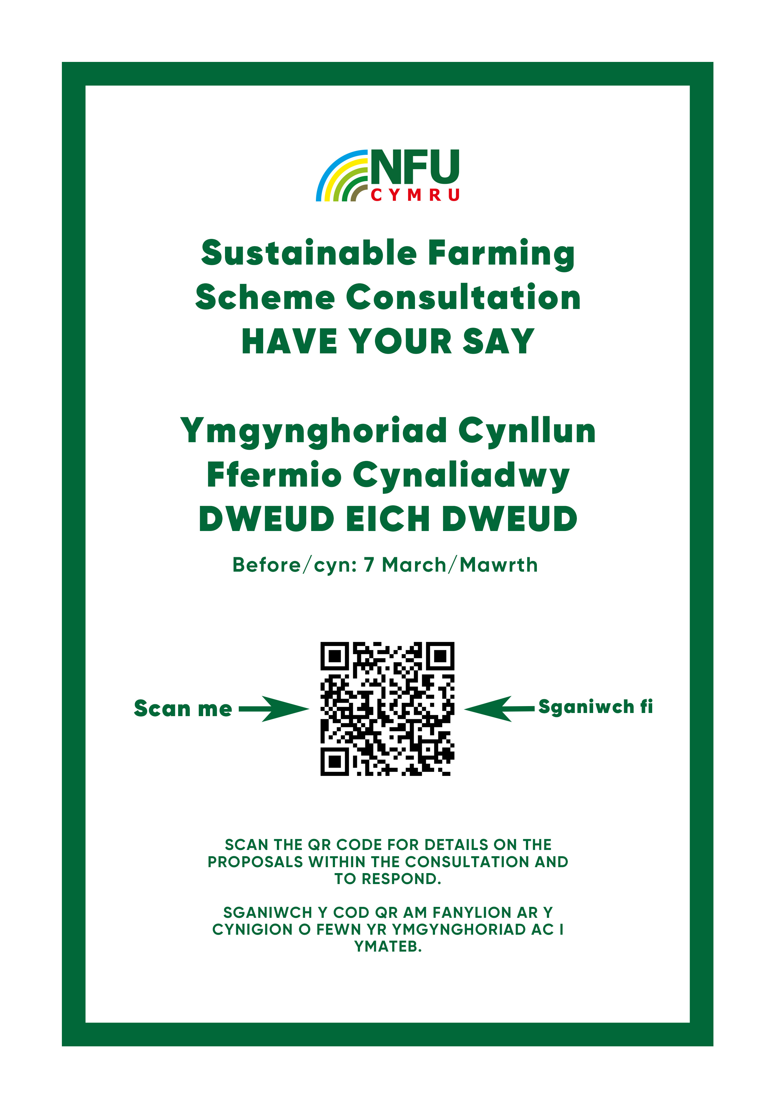 NFU Cymru SFS consultation poster