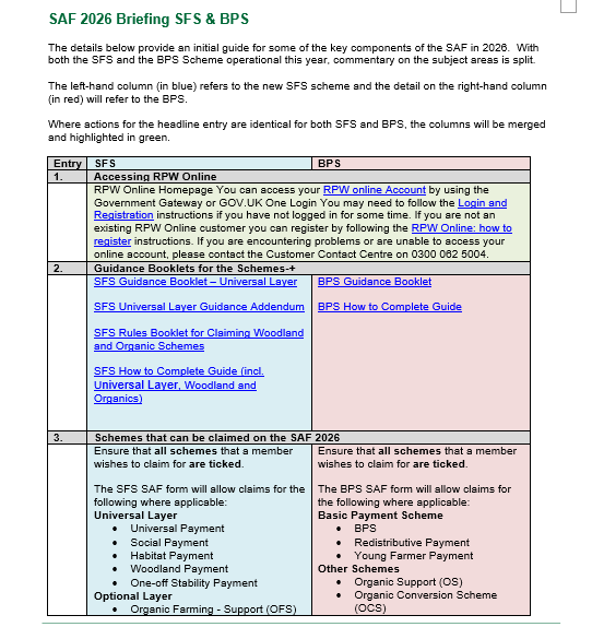 SAF 2026 Briefing For Members